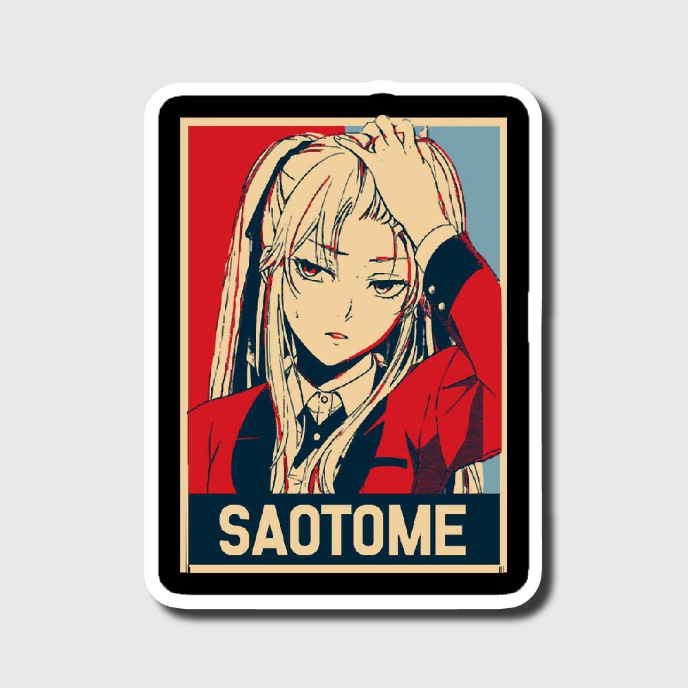 Kakegurui Saotome Sticker