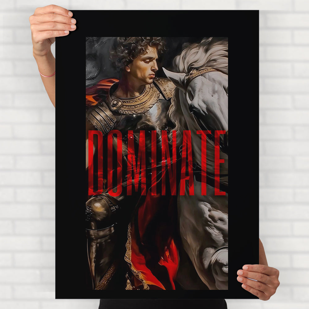 timothee chalamet poster dominate