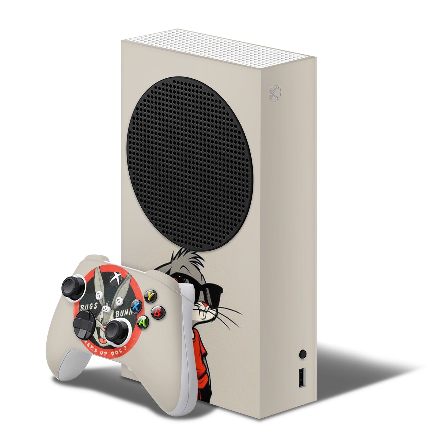 xbox series s skin - bugs bunny looney tunes theme xbox series skin