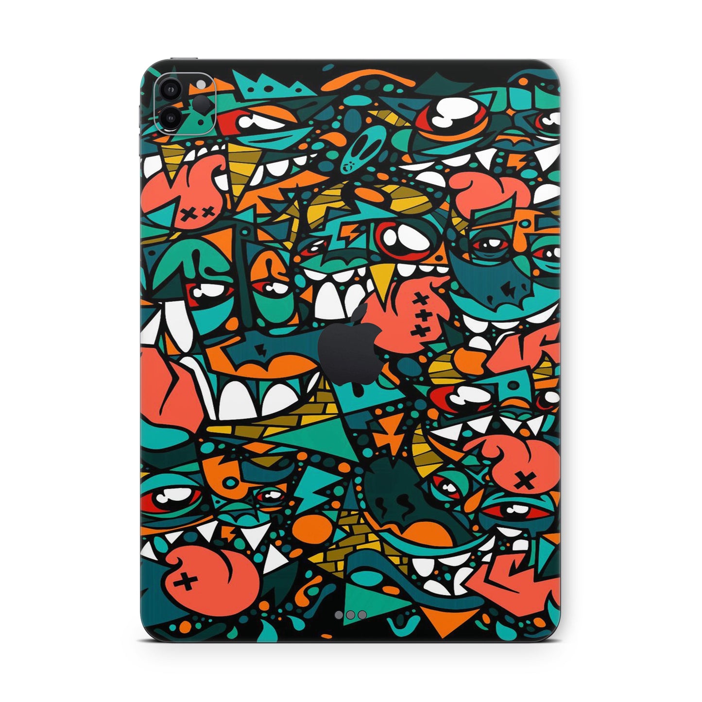 Ipad pro skin - cartoon graffiti abstract vibrant design