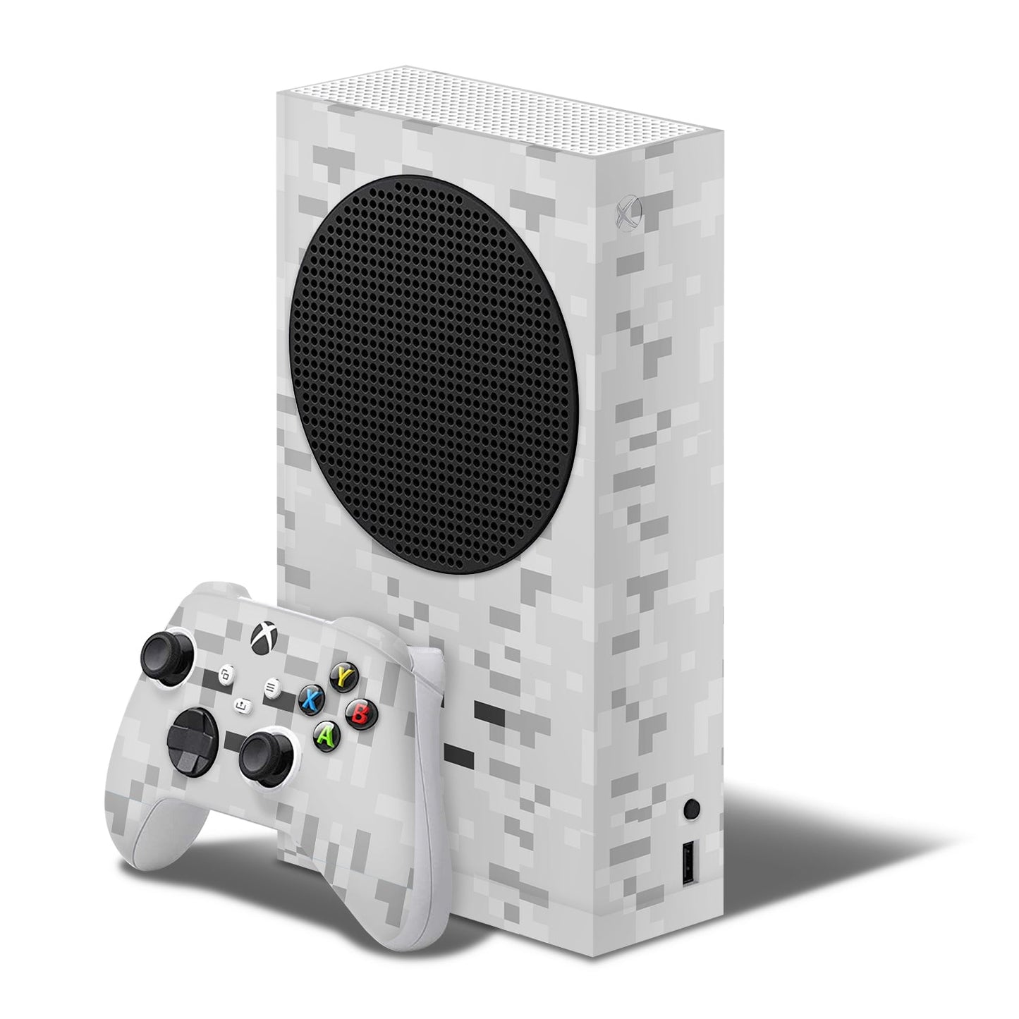 xbox series s skin - minecraft ghast console & controller skin