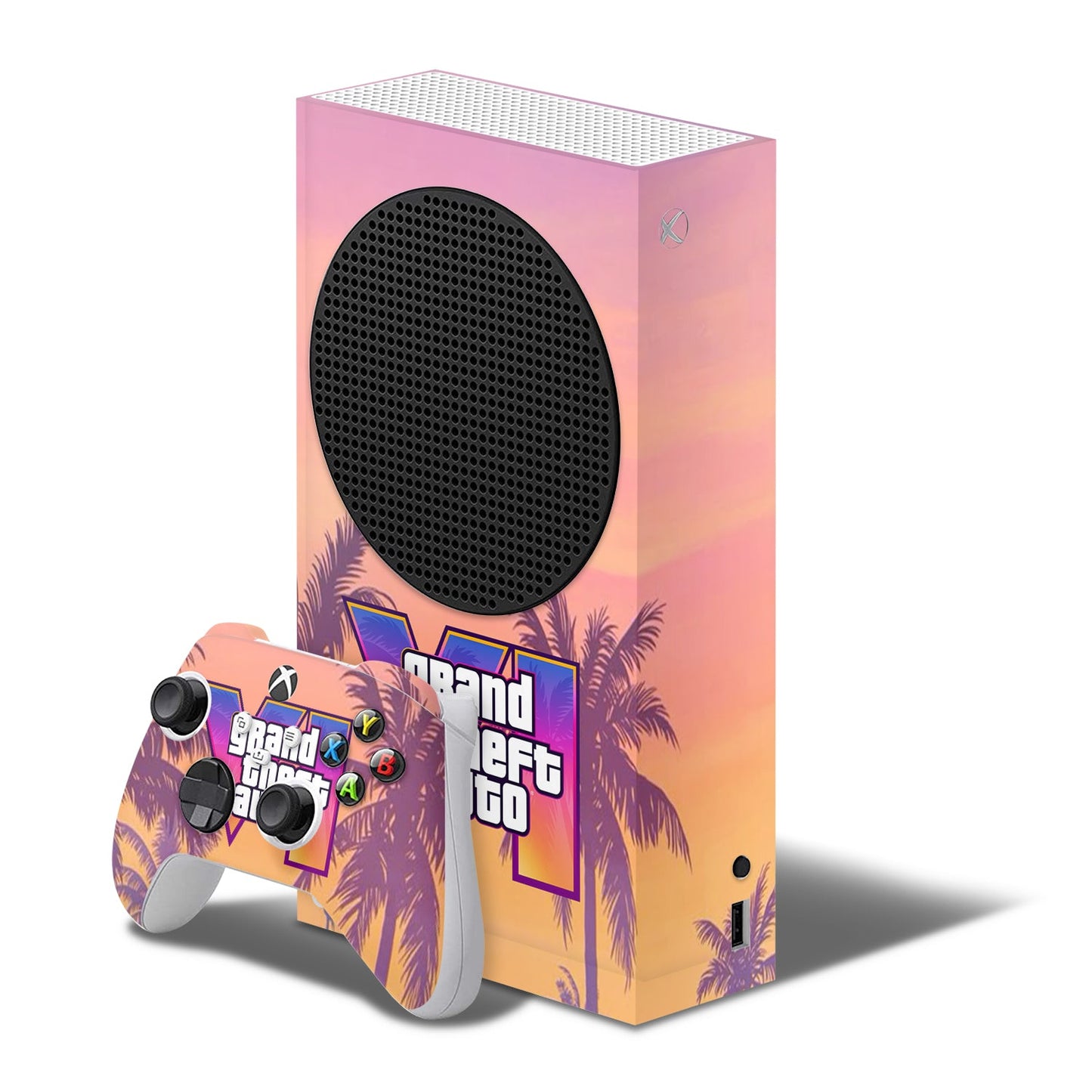 xbox series s skin - grand theft auto 6 console & controller skin