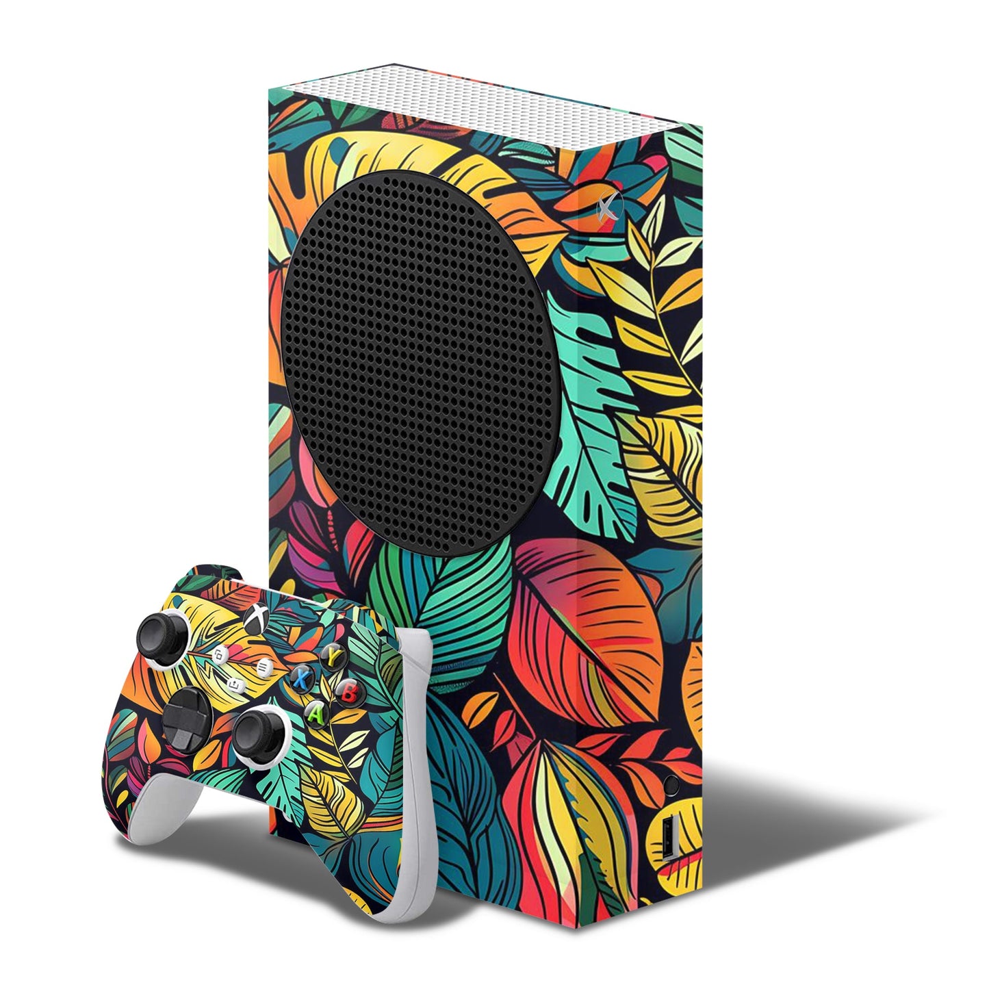 Tropical Leaves Xbox Series S Skin