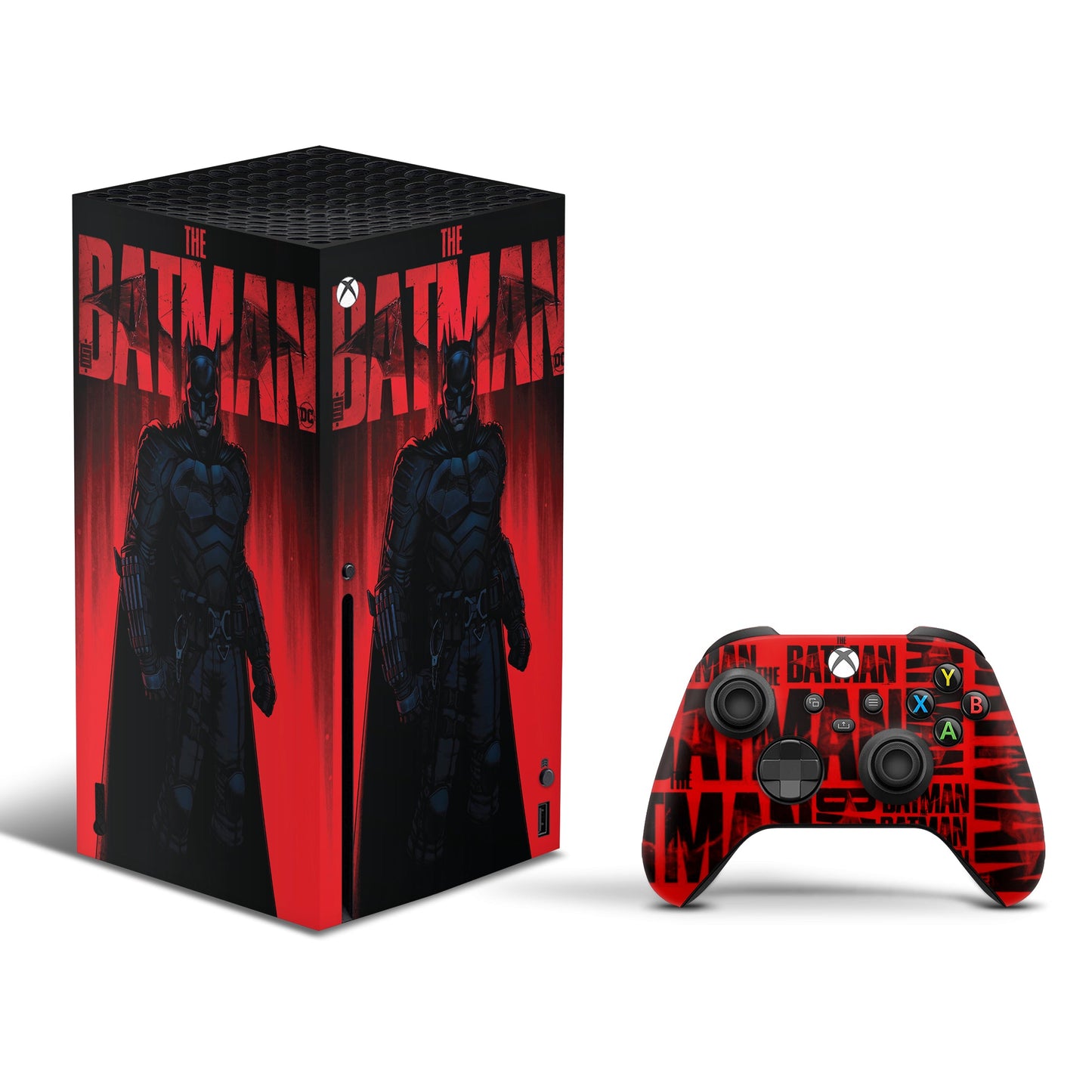 Xbox Series X skin - batman marvel console & ontroller skin