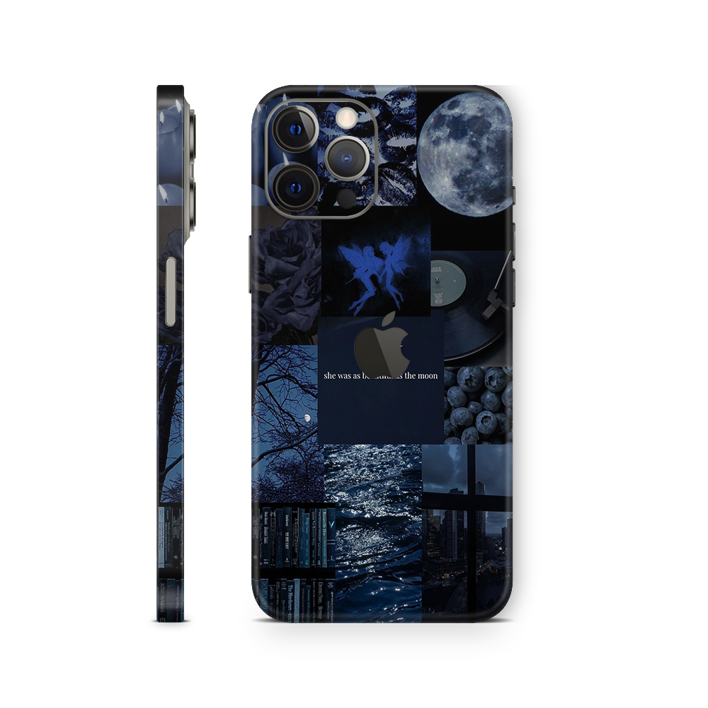 Aesthetic Blue iPhone Skin