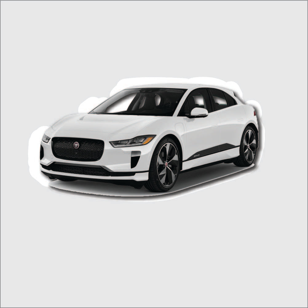Jaguar I-Pace Car Sticker