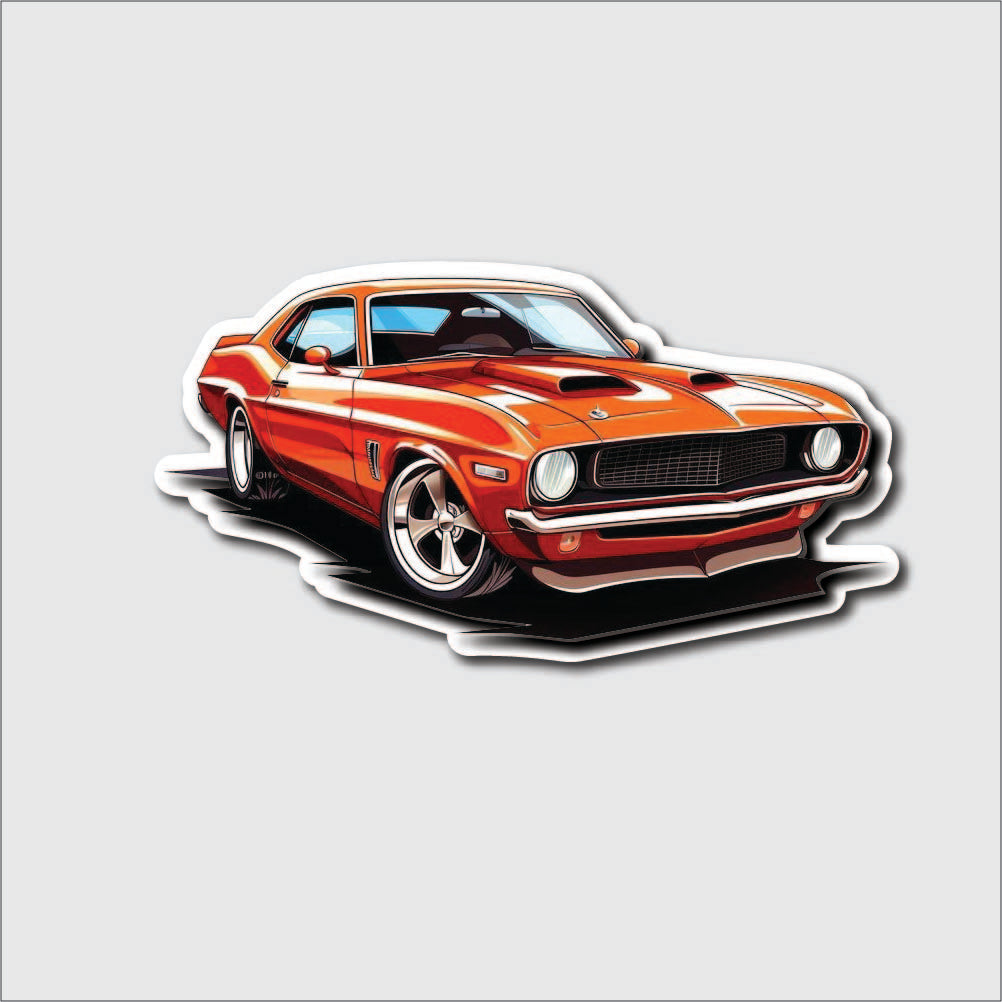 Muscle Car Sticker