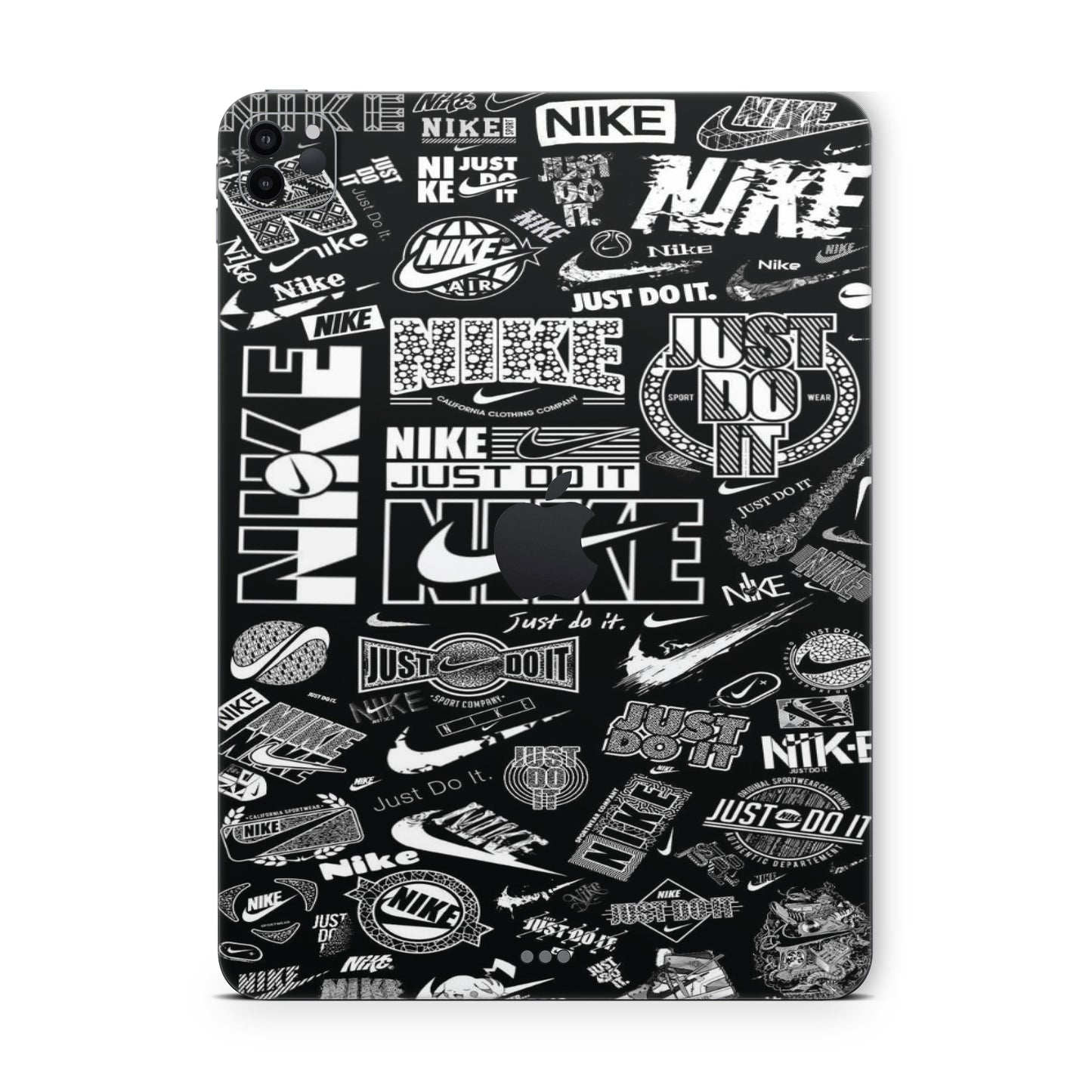 ipad pro skin - black nike graffiti with quotes