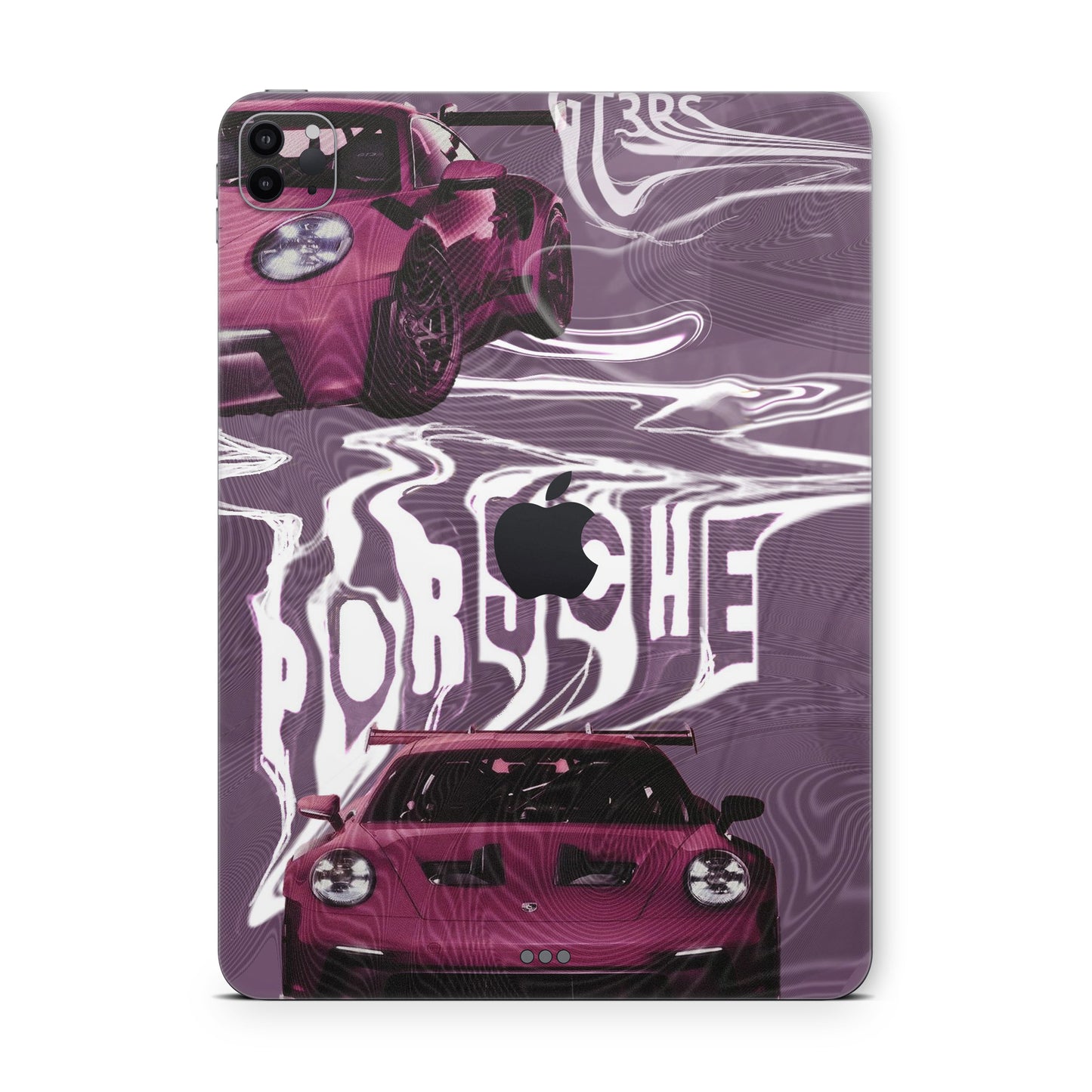 Ipad skins - pink porsche car ipad pro skin