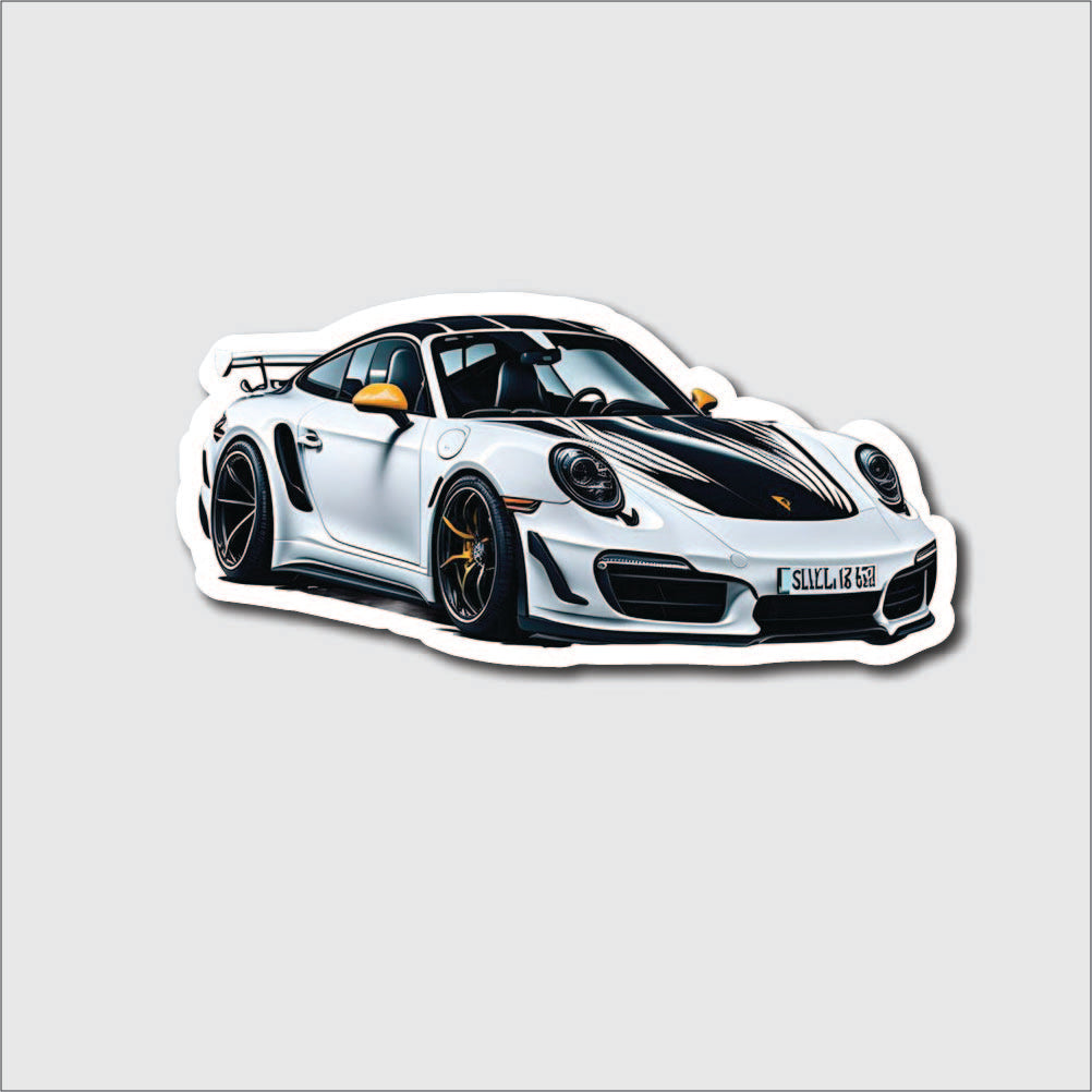 Porsche 911 GT3 Car Sticker