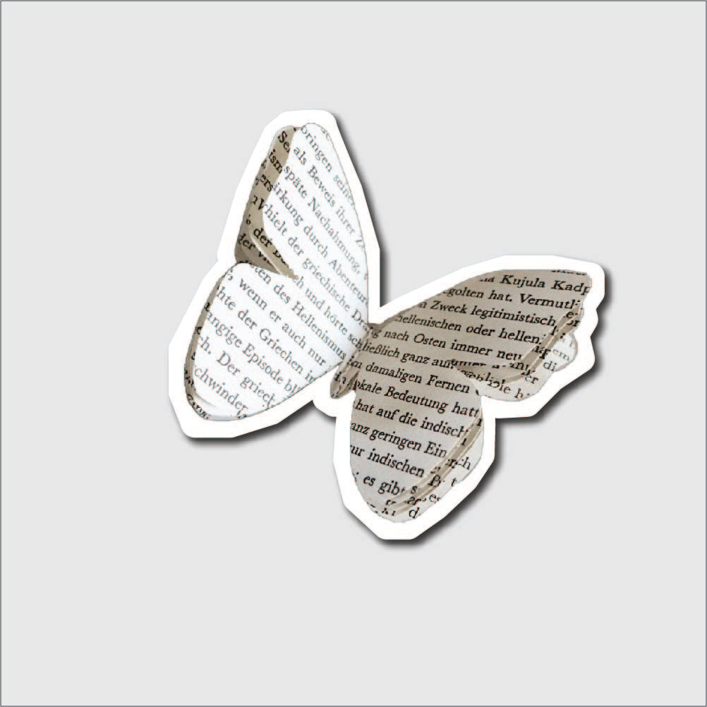 Vintage Butterful Sticker