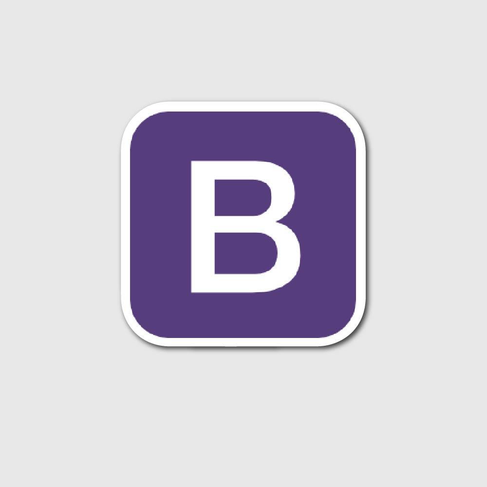 Bootstrap Logo Sticker