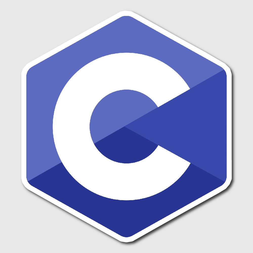 C Language Sticker