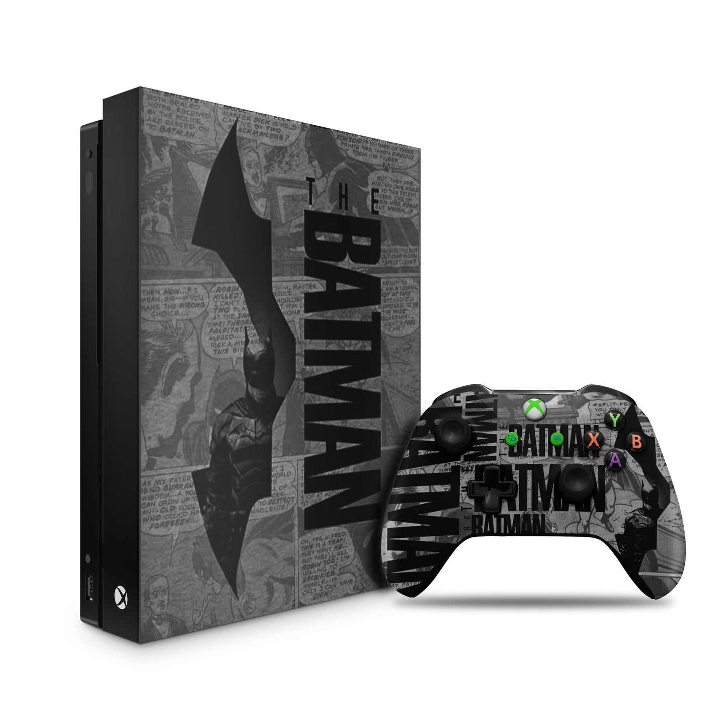 Xbox-one-batman-Console-and-Controller-skin-Combo