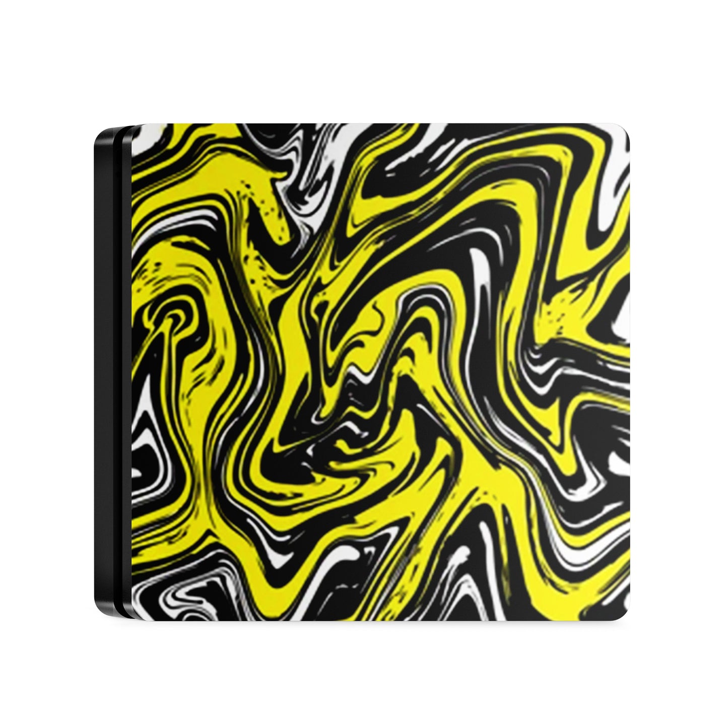 PS4-Yellow-and-Black-vector-Console-skin