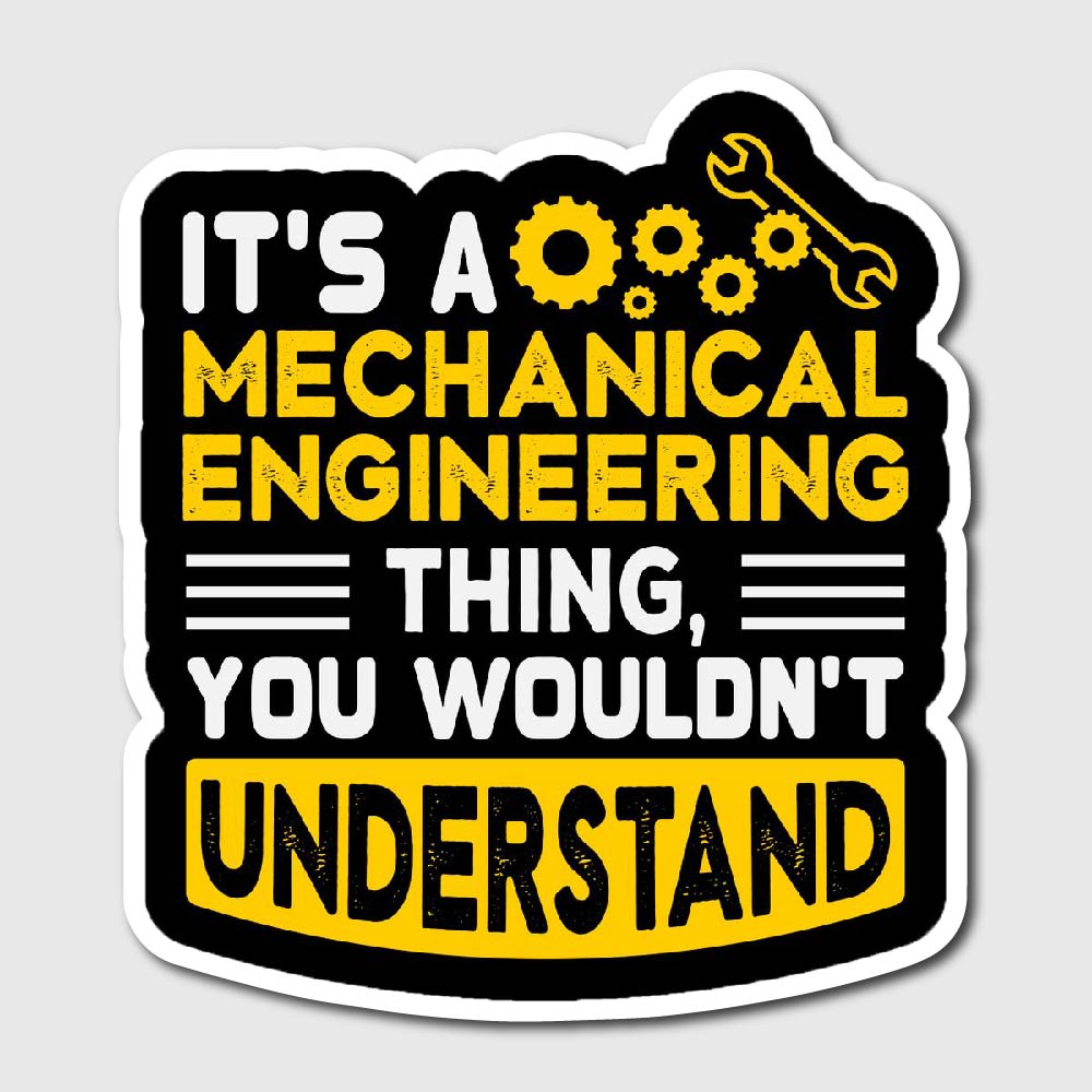 Mechanical Engineer Sticker