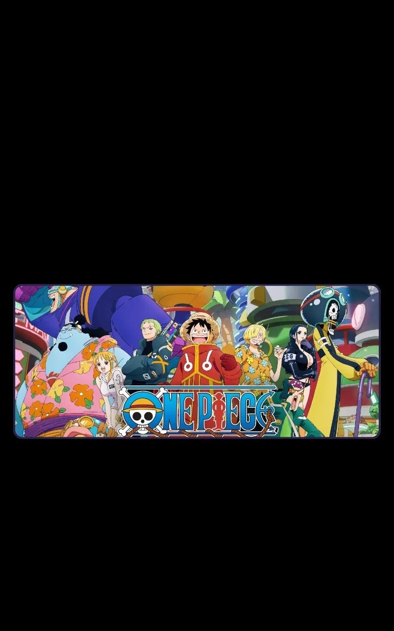 mousepads - One Piece anime characters on a colorful background
