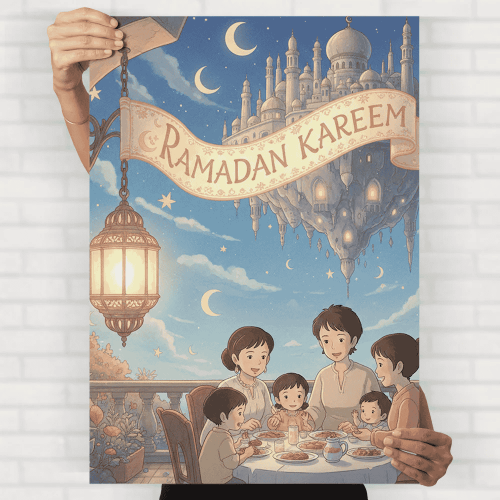 Cute Ramadan Kareem Poster