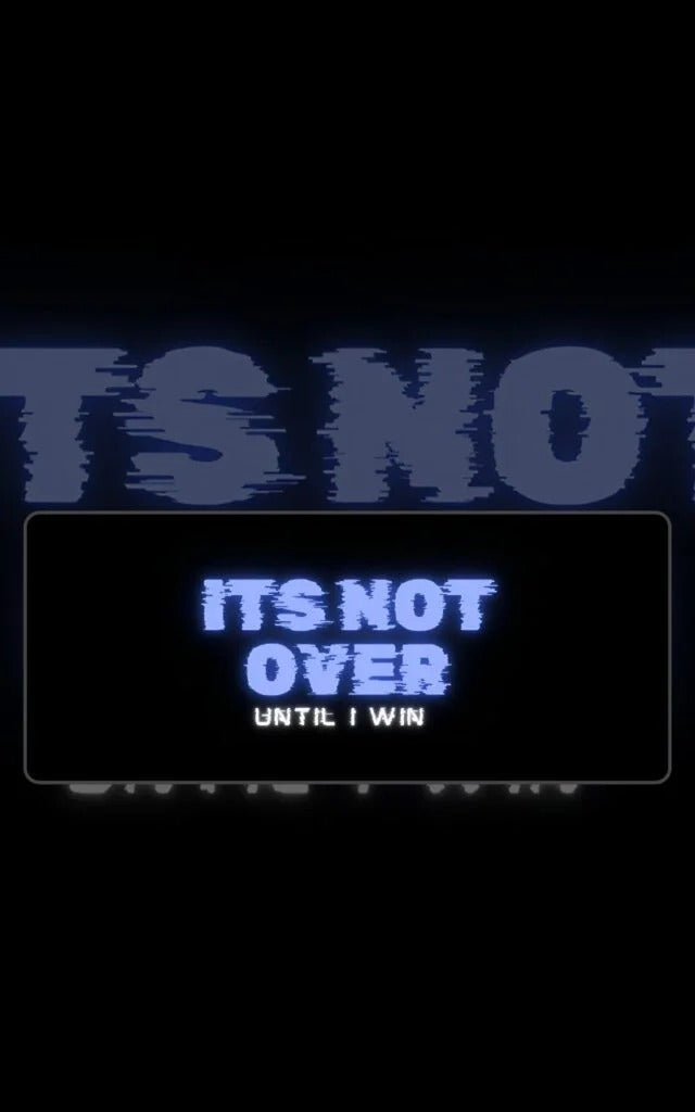 Its Not Over Until I Win | Motivational Mousepads | Custom Mousepads | Large Desk Mat/Mousepads