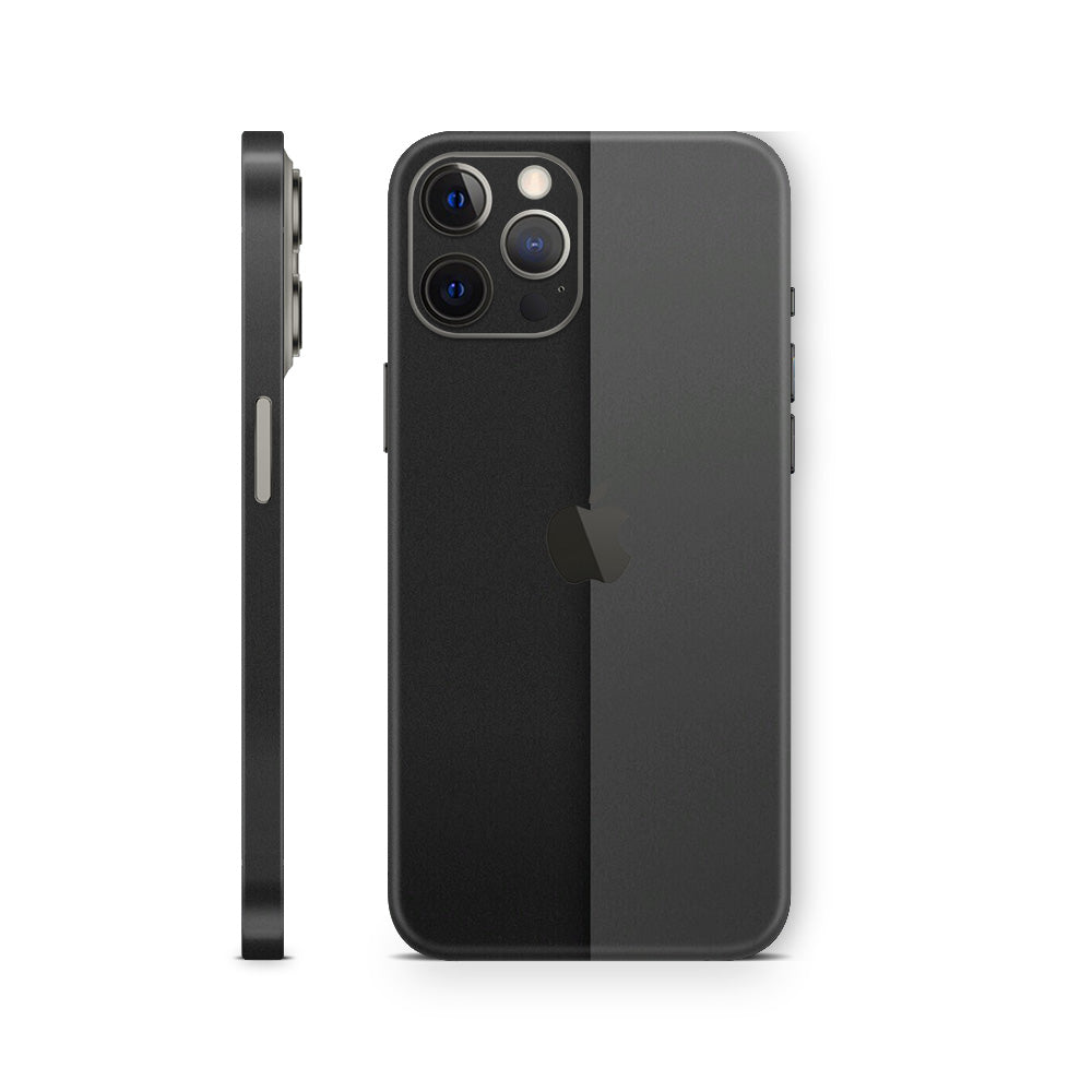 iphone skin with black monotone design