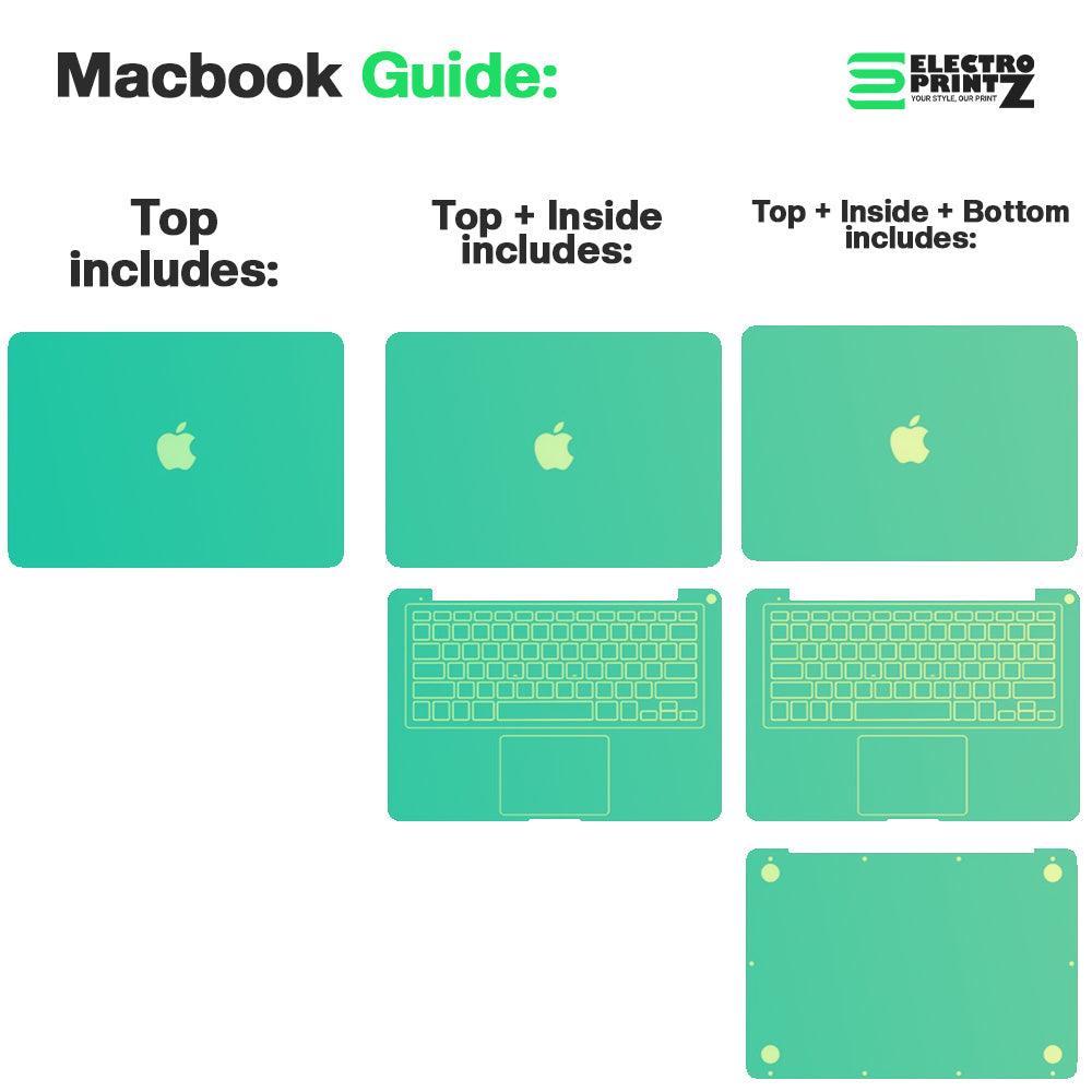 Tropical Leaves Macbook Skin