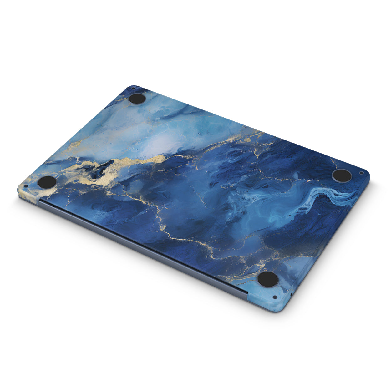 Blue Marble Textured Macbook Skin