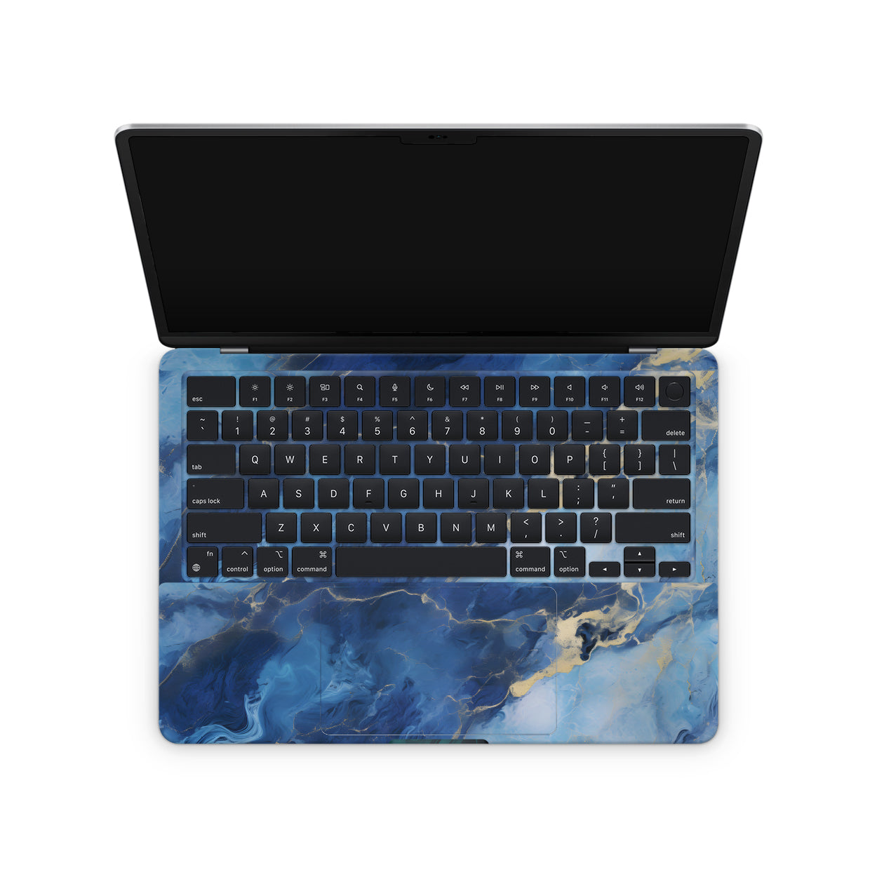 Blue Marble Textured Macbook Skin