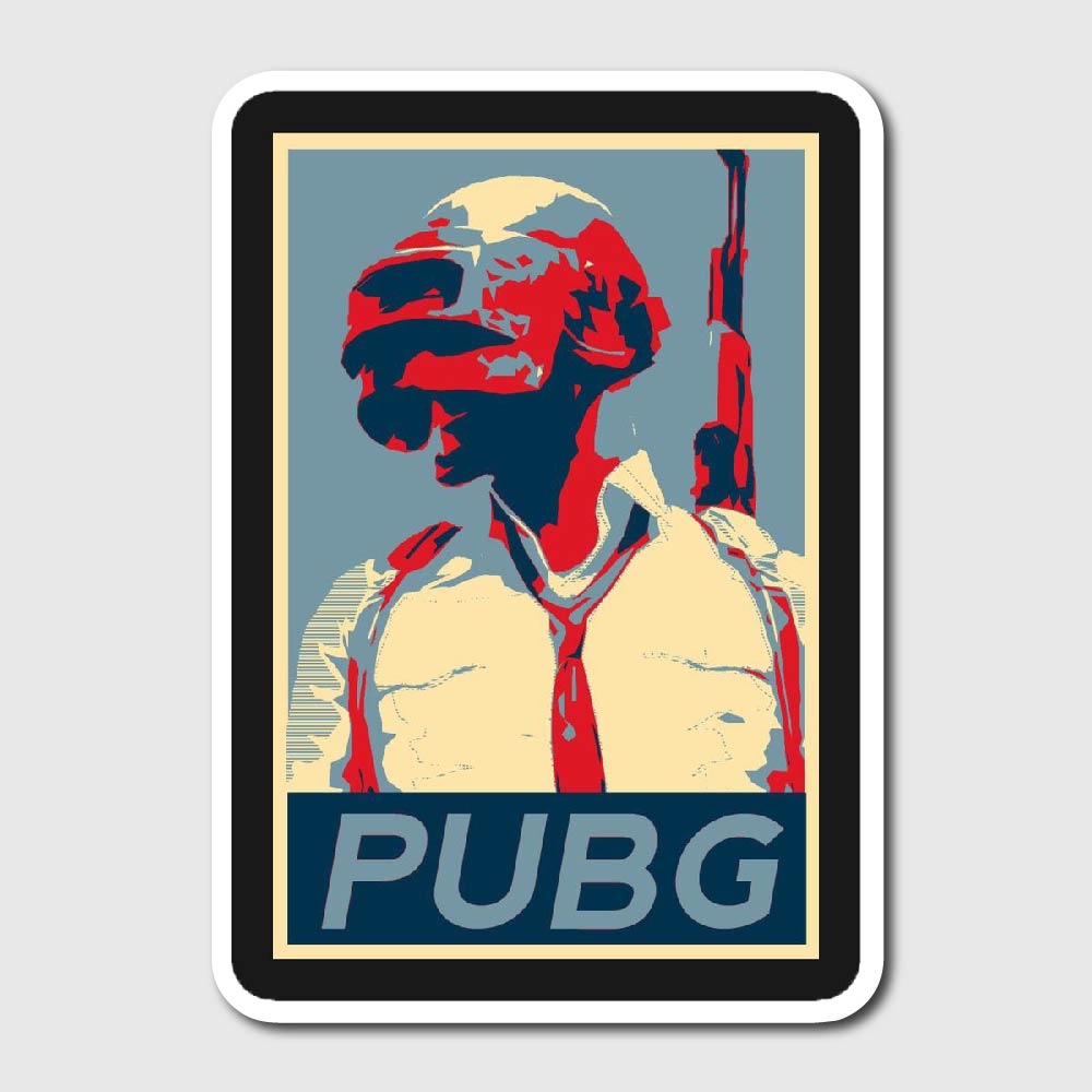 PUBG Poster Sticker