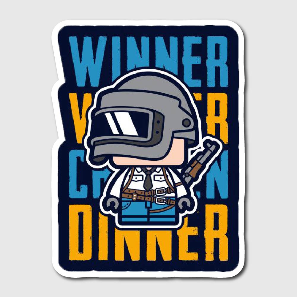 Chicken Dinner Sticker