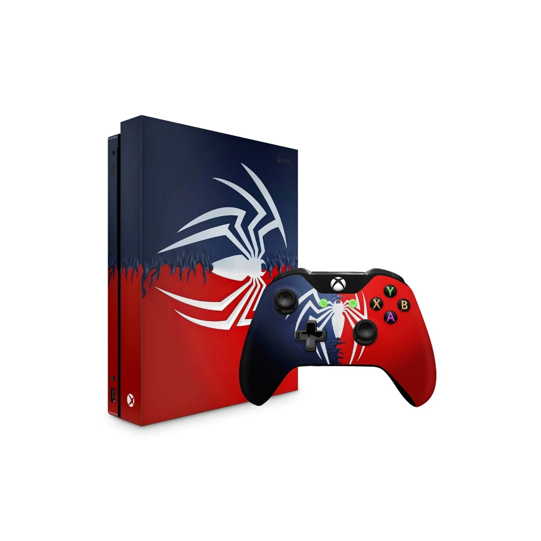 spiderman x venom xbox one skin