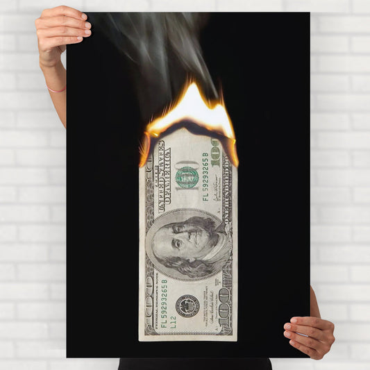 Burning Money Poster