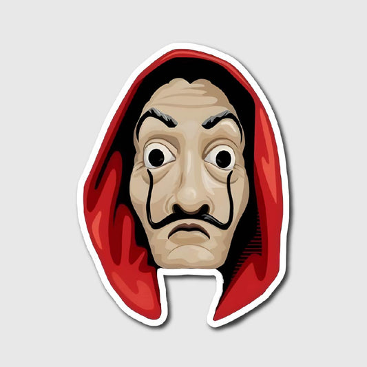 Money Heist Mask Sticker