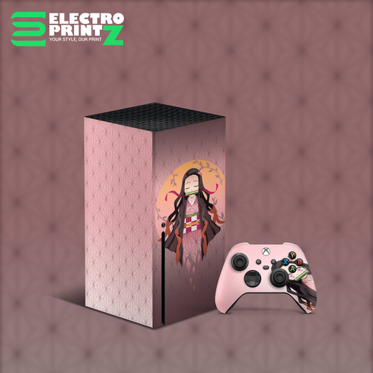 Demon Slayer Nezuko Cute Pink Xbox Combo Skin