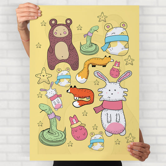 Cute Animals Poster