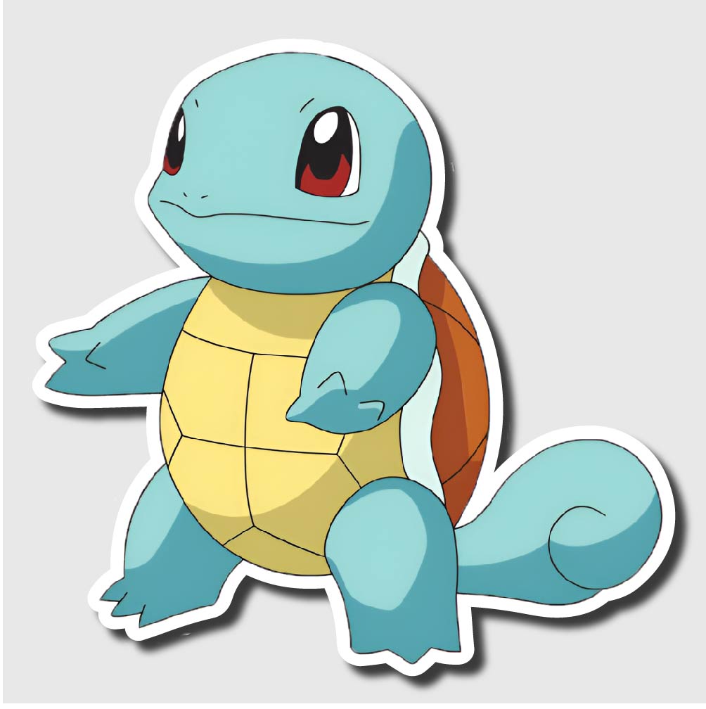 Pokemon Squirtle Sticker