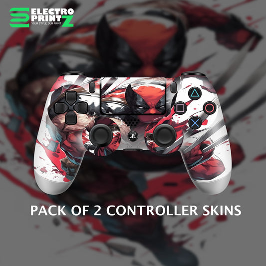 Spiderman ps4 controller Skin| Wraps | Covers - Marvel X2