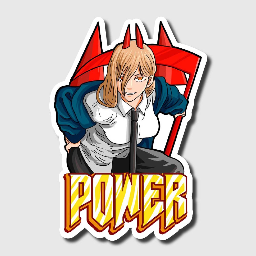 Chainsaw Man Power Sticker
