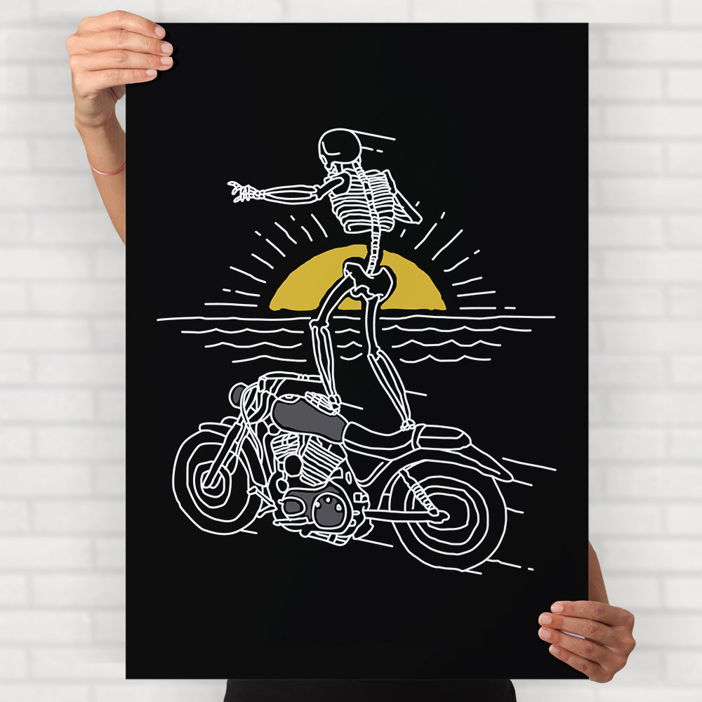 Aesthetic Skeleton Poster