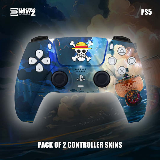 PS5 One Piece Thousand Sunny Controller Skin 2x