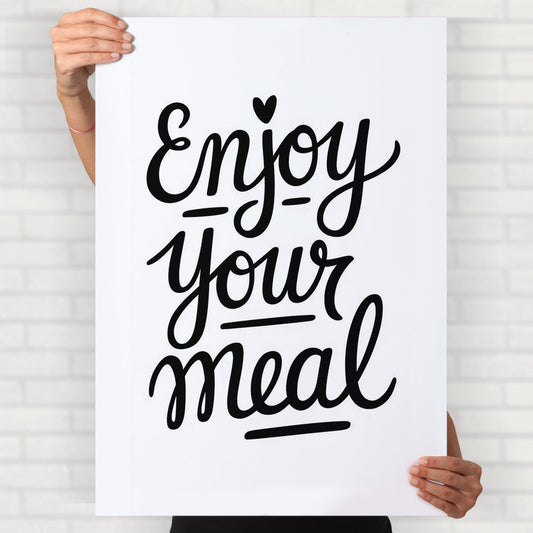 Enjoy Your Meal Poster
