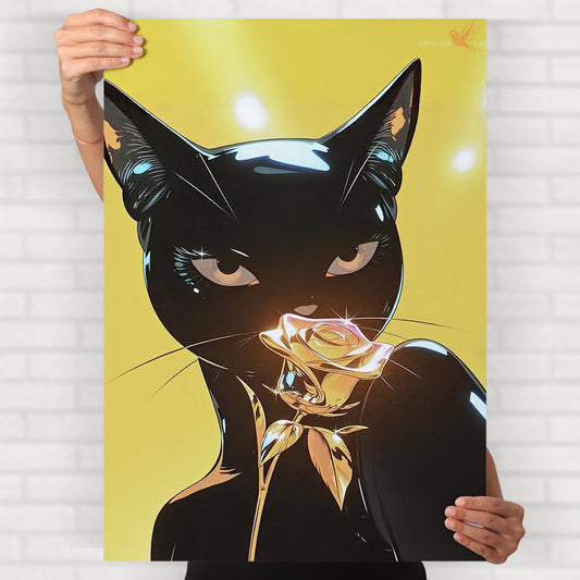 Girly Cat Poster