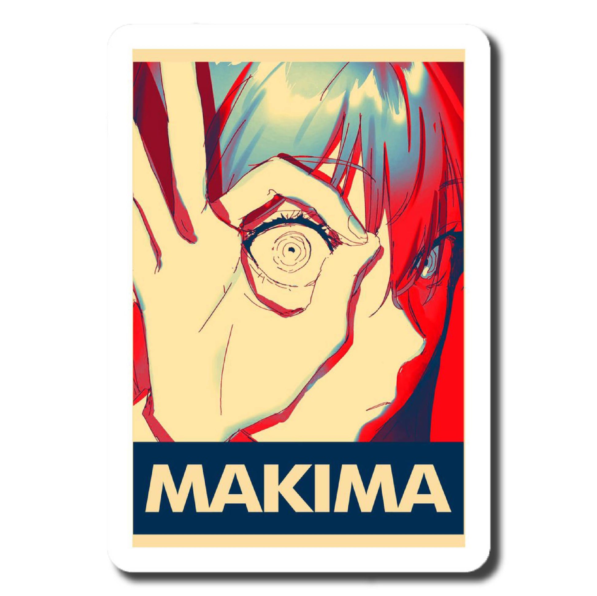 chainsaw man makima sticker