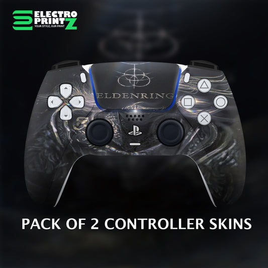 Black Elegance PS5 Controller Skin 2X