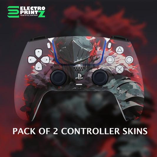 knight PS5 Controller skin 2X