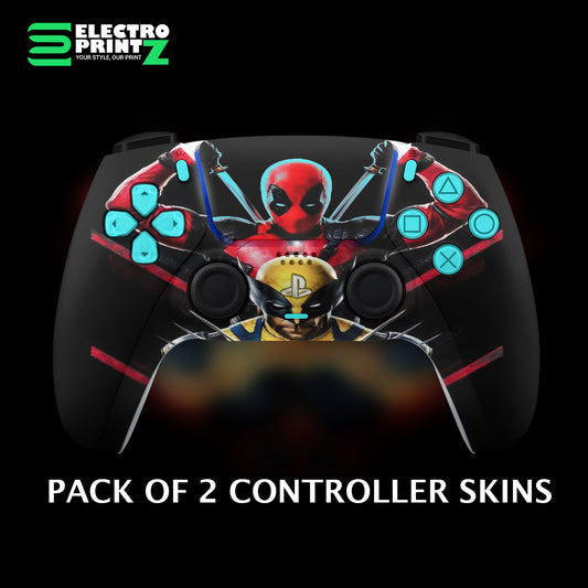 Deadpool x Wolverine PS5 Controller Skin 2X – Marvel-20% Off