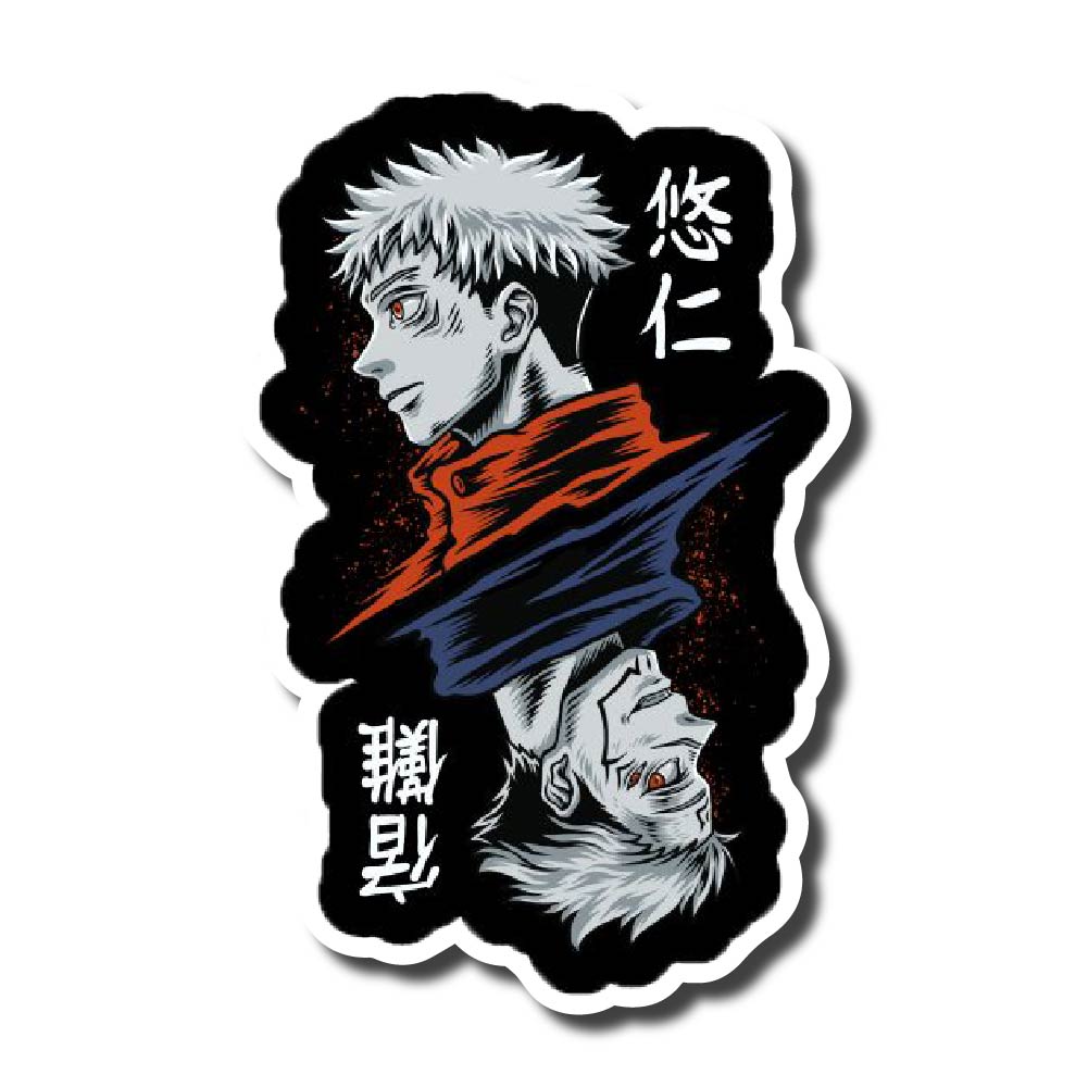 Jujutsu Kaisen Yuuji and sukuna sticker