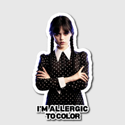 Wednesday Adams Sticker