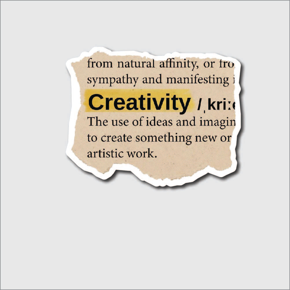 creativity sticker