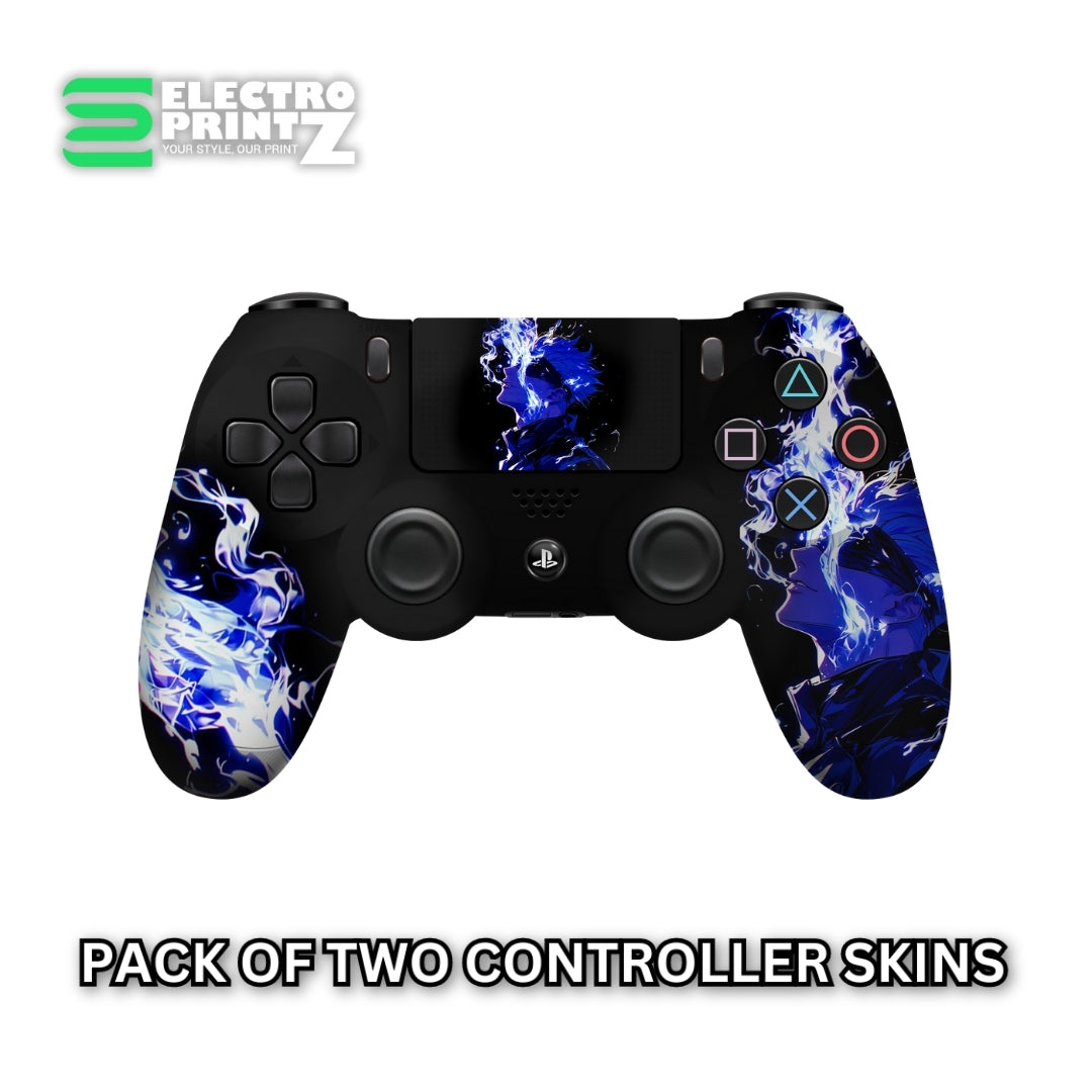 jujutsu kaisen gojo satoru PS4 Controller skin 2X