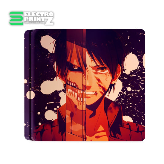 Attack on Titan Eren PS4 console Skin